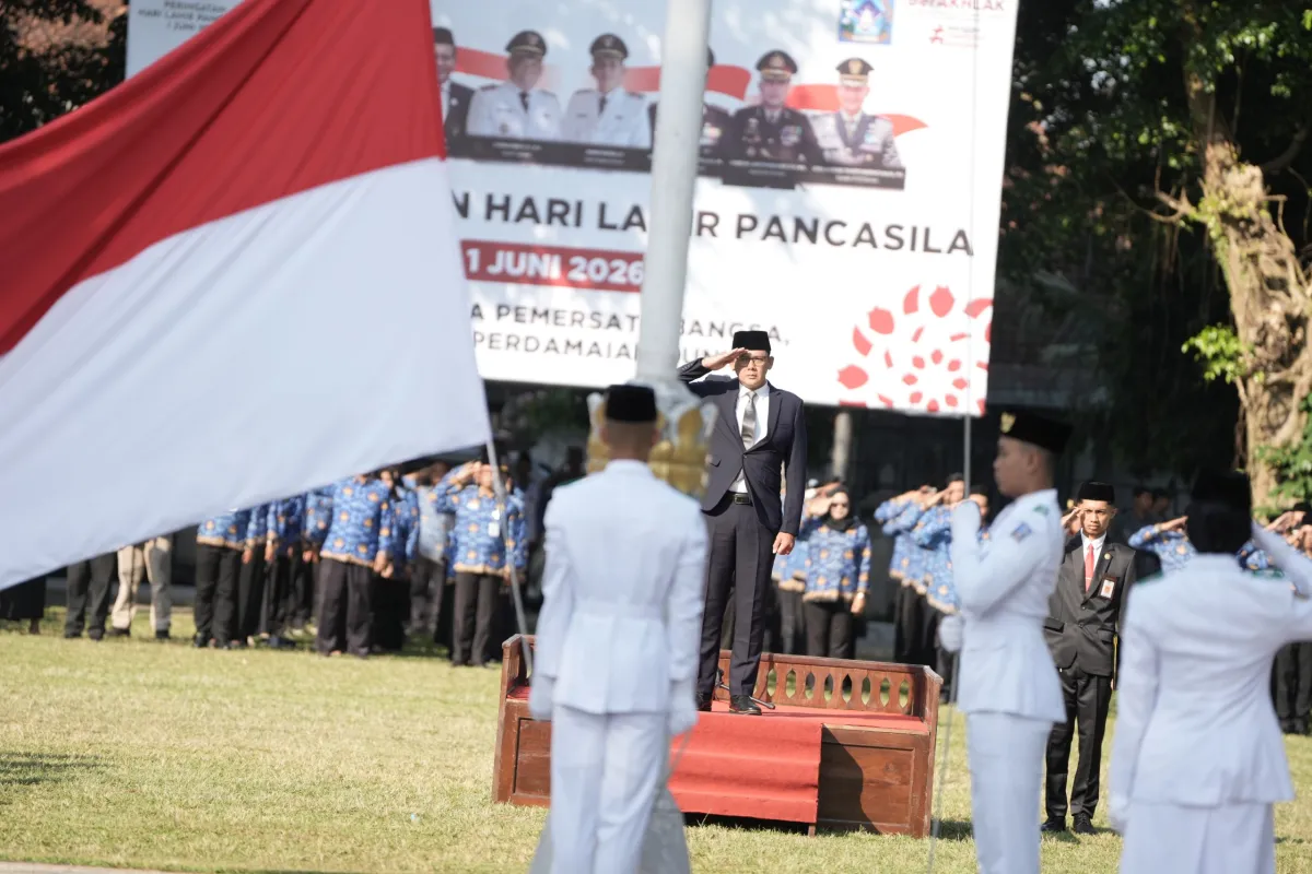 Pemkab Sleman Laksanakan Upacara Peringatan Hari Lahir Pancasila Tahun 2026