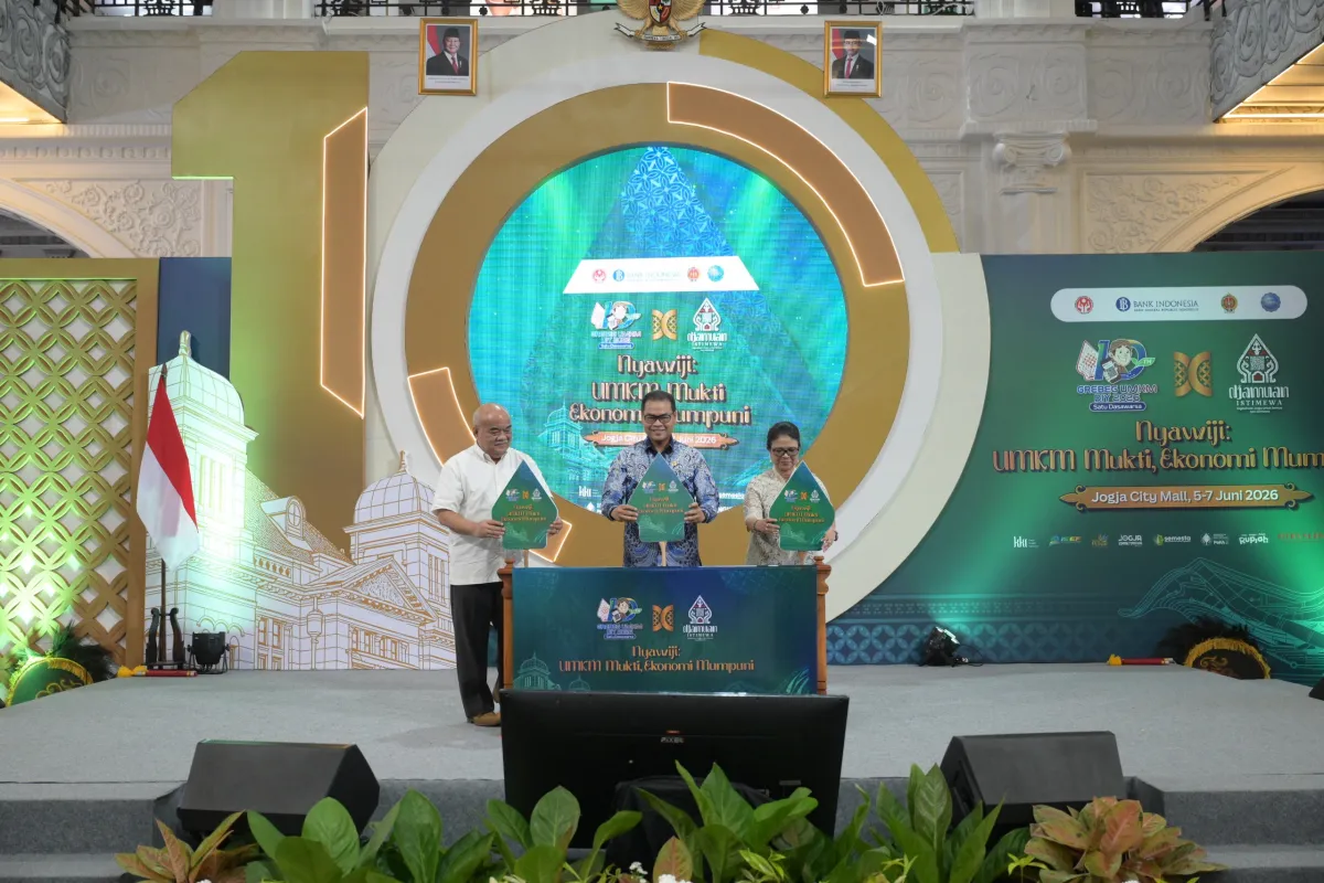 Grebeg UMKM X DJAMUAN Istimewa 2026 Resmi Dibuka, Perkuat UMKM dan Digitalisasi Ekonomi DIY